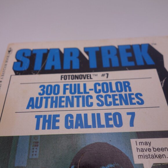 Star Trek FOTONOVEL #7 THE GALILEO 7 Mandala Productions 0-553-12041-7 225 - Picture 2 of 16